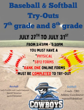 Baseball & Softball Try-Outs