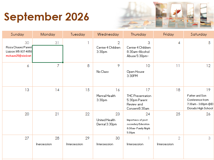 Calendar