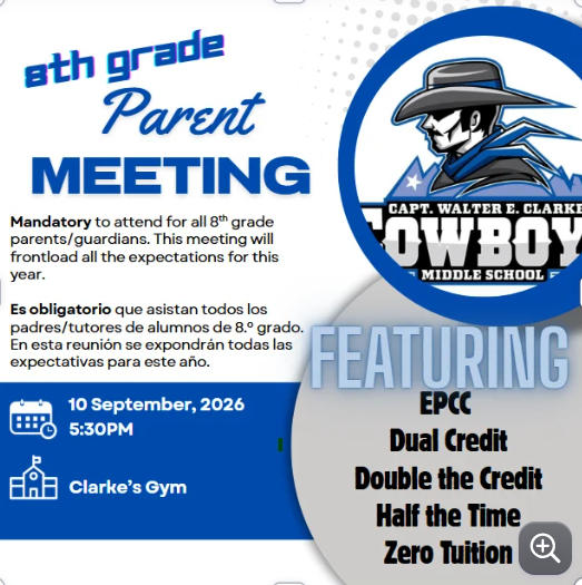 8th Grade Parent Meeting