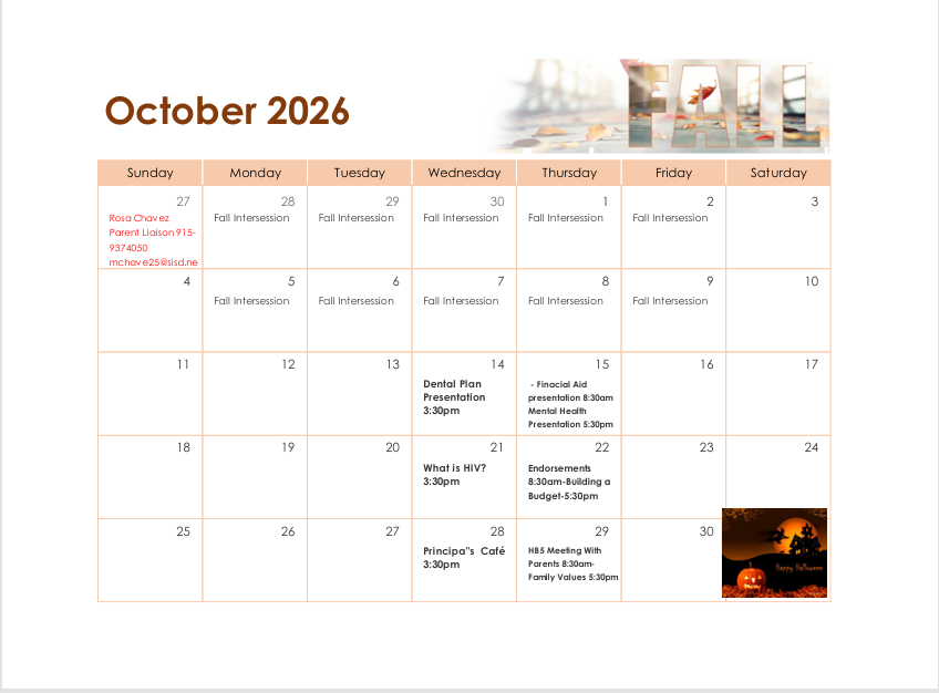 Calendar