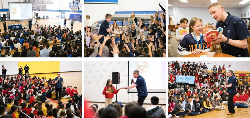 Author John Shu school visits