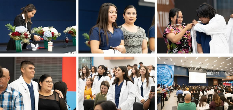 Students, parents and community at ceremony