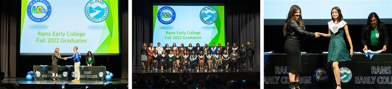 Montwood students participating in stoling ceremony