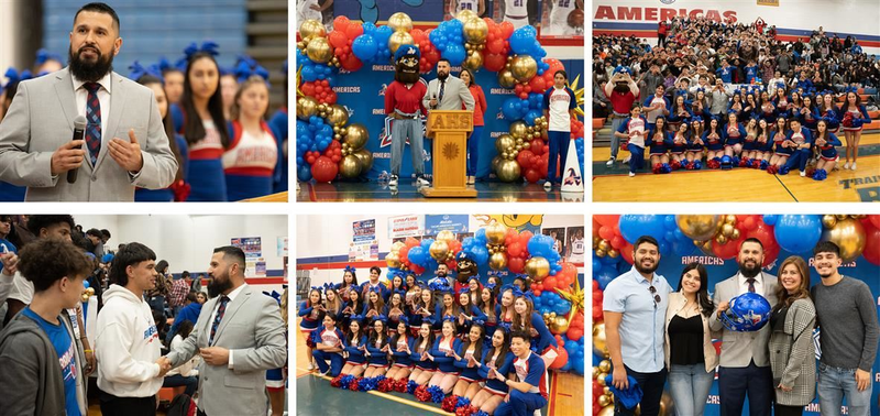 Images of new Americas coach announcement