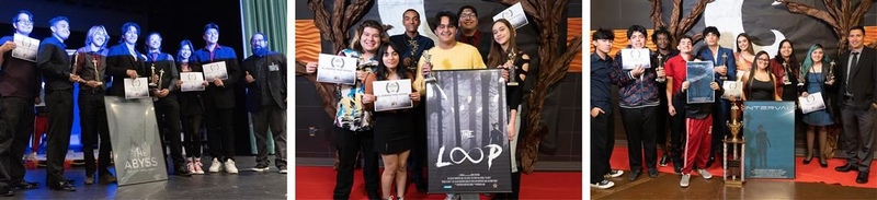 Students at Horror Fest event