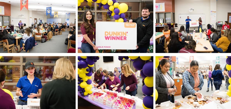 Leslie Ponce receiving award