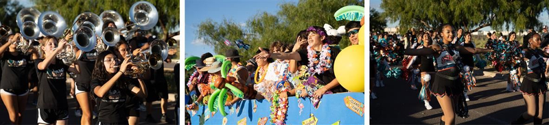 Pebble Hills High School homecoming parade