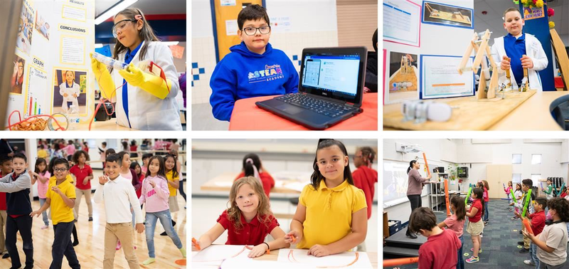 Students in Fine Arts and STEAM Academy