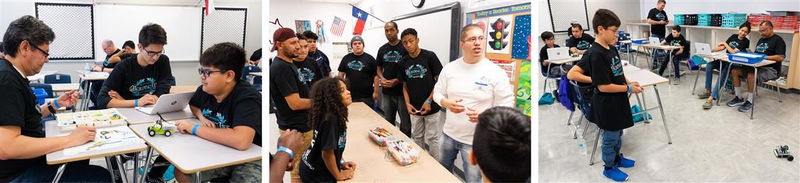 Fathers and sons at event