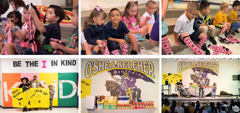 Keleher Elementary students celebrating kindness