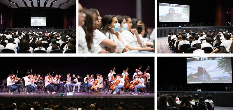 SISD students in summer orchestra camp