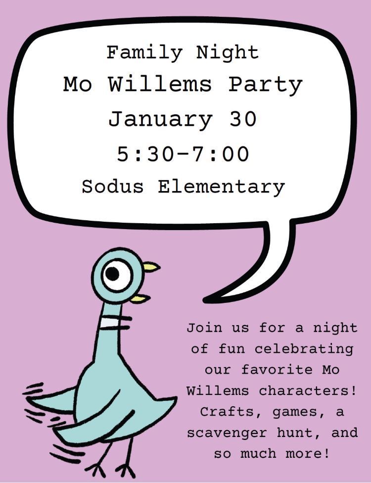Elementary School Family Night - Jan. 30, 5:30 - 7:30 