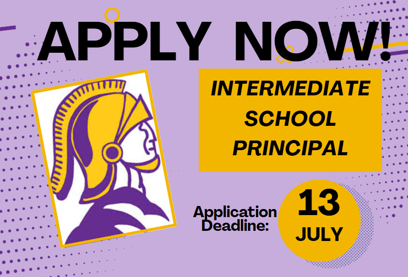 Apply Now: Intermediate School Principal - Deadline July 13th