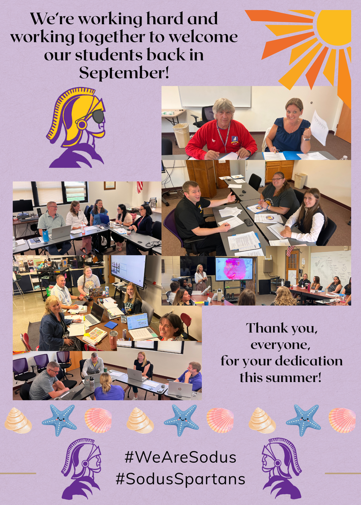 We're working hard and working together to welcome students back in September!  Thank you, everyone, for your dedication this summer!