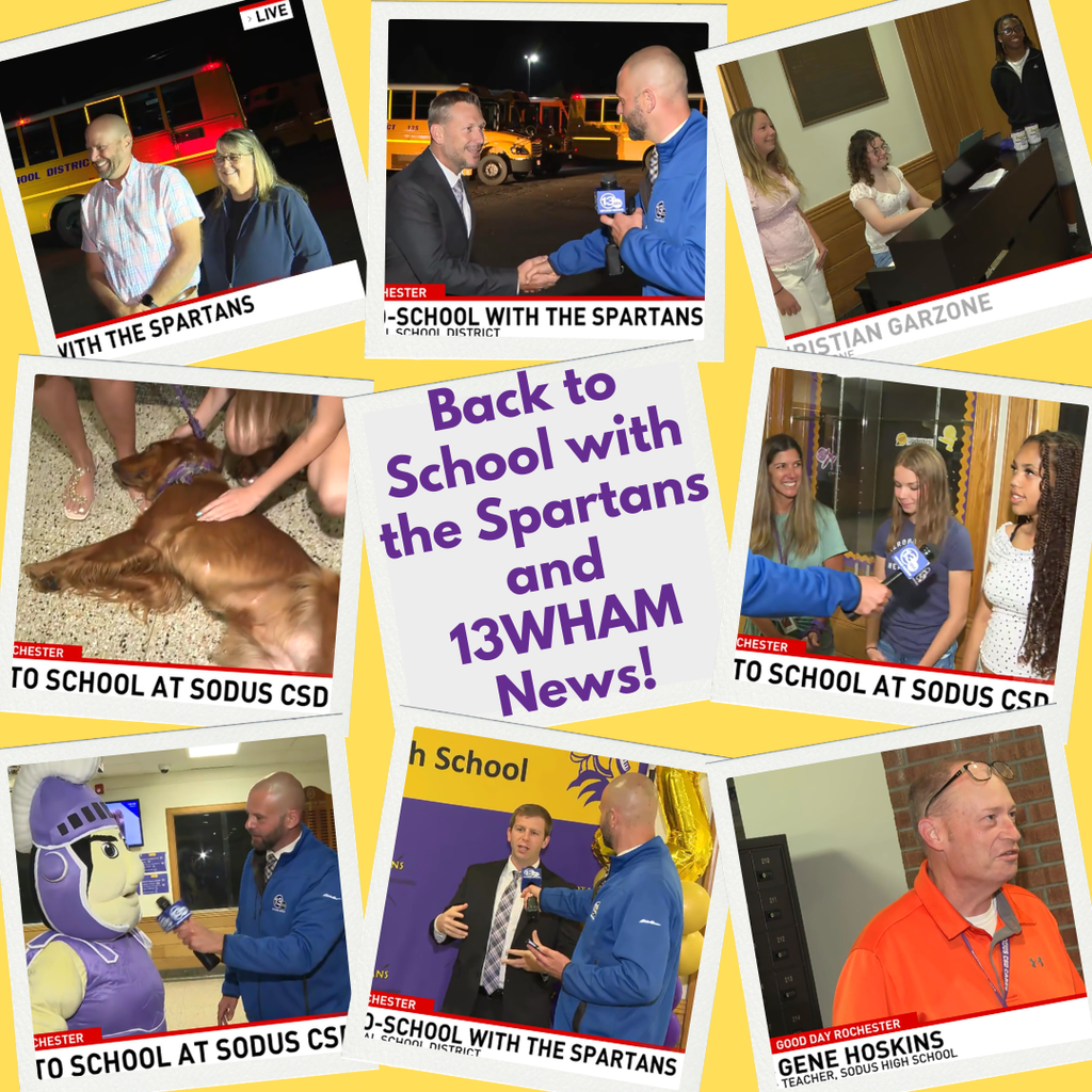 Back to School with the Spartans and 13WHAM News!