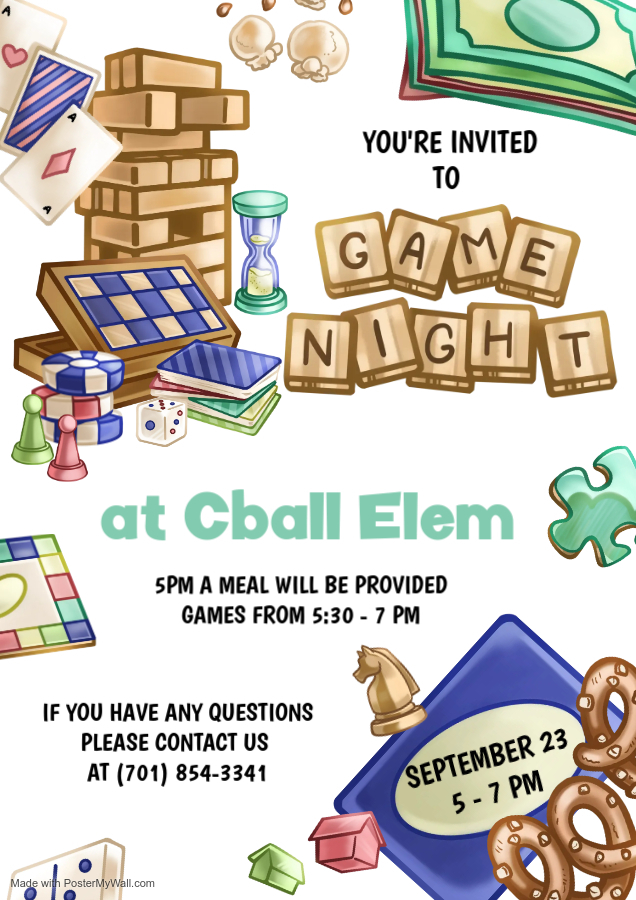 Game Night Flyer 9-2024