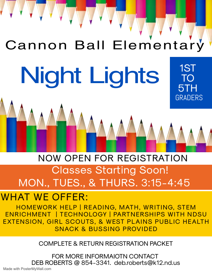 Night Lights for the 2025-2026 school year is coming!