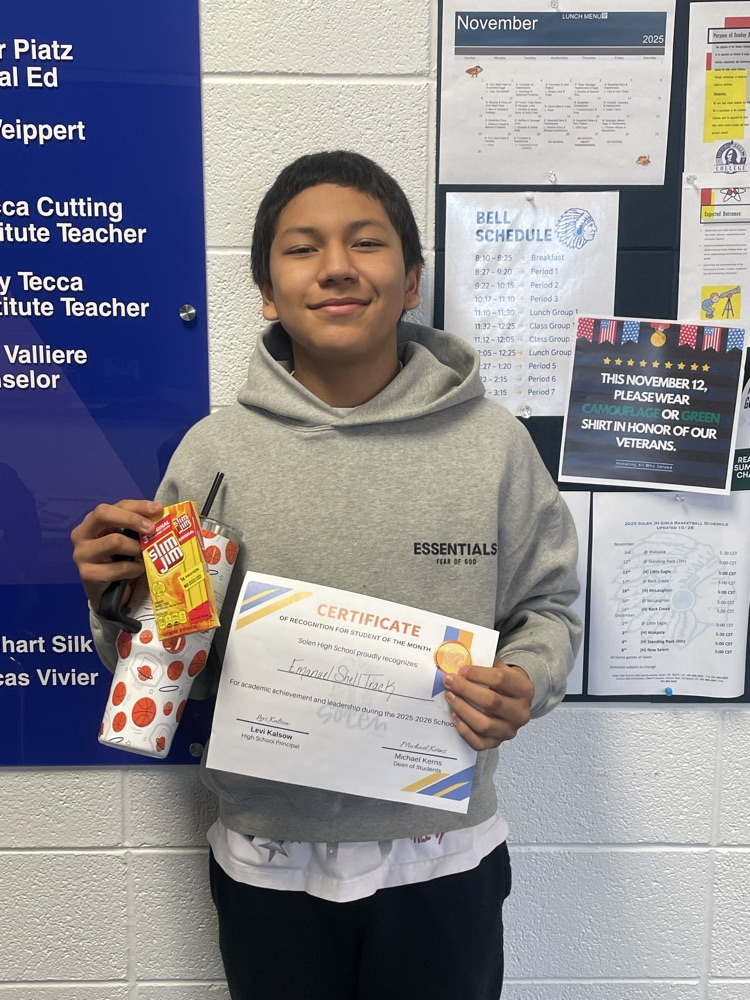 October Student of the Month