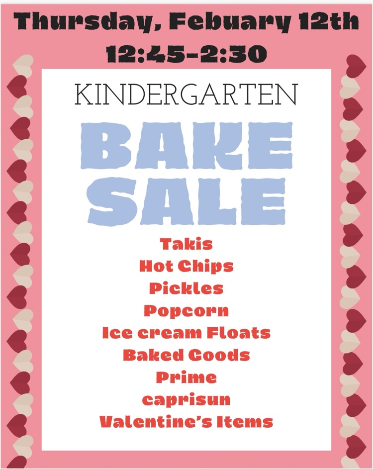 Valentine’s Bake Sale