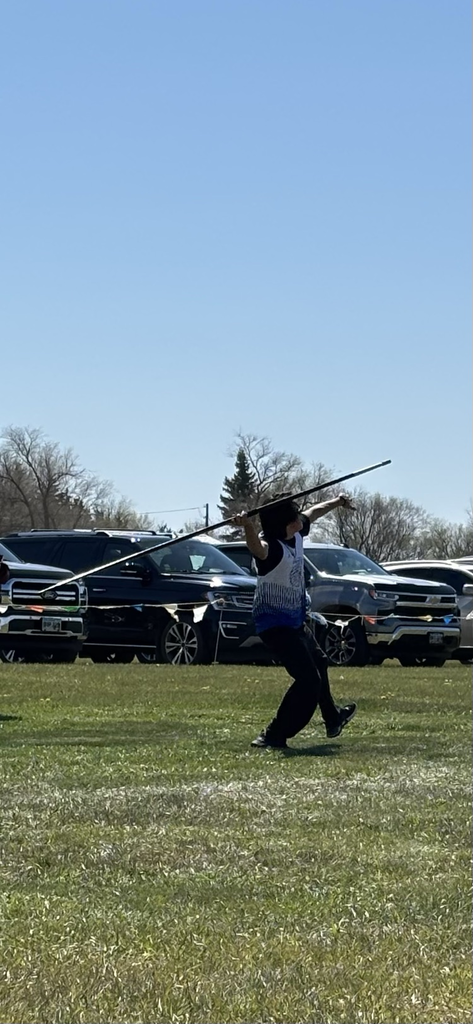 Lowdyn McGhee throwing the Javelin