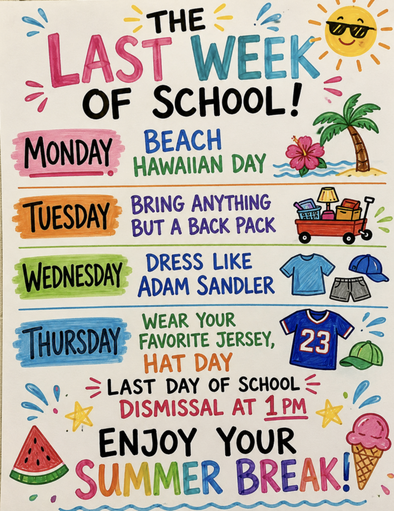 Last week theme days