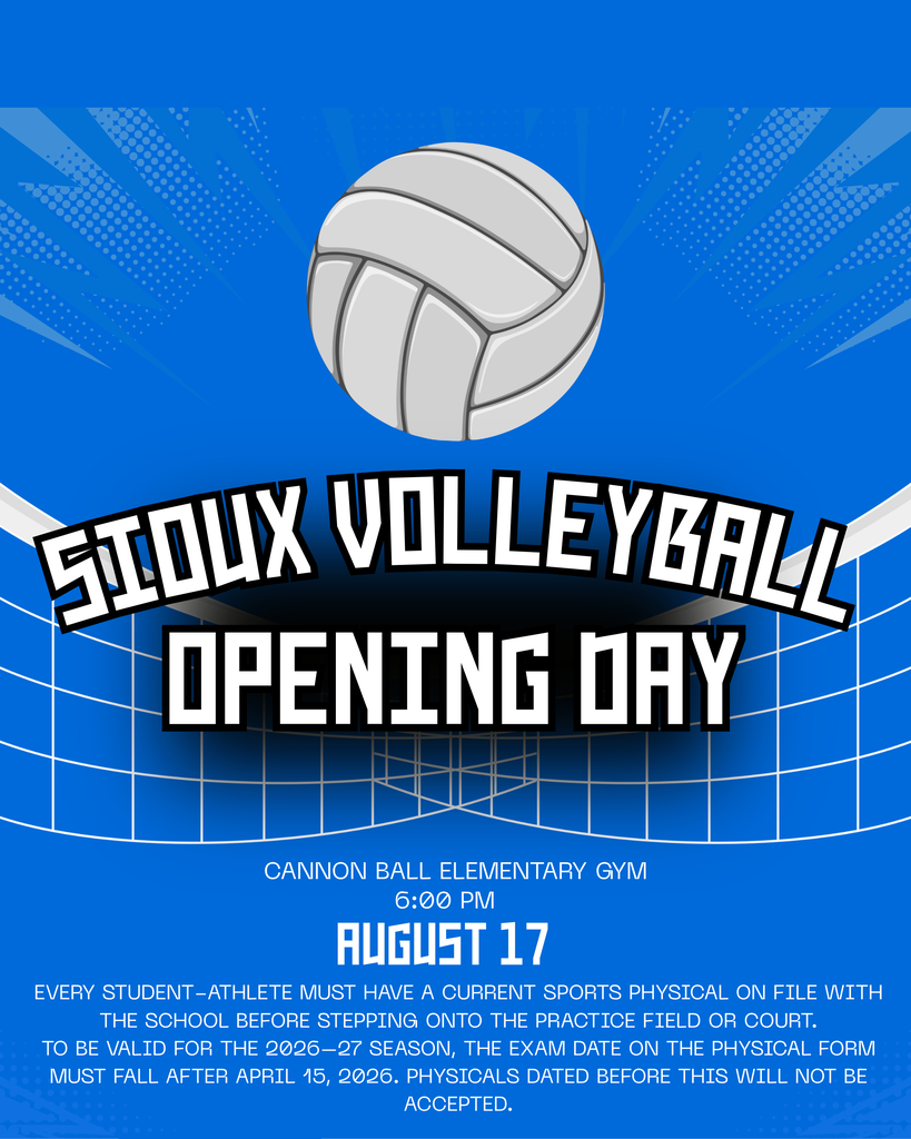 Sioux Volleyball Poster
