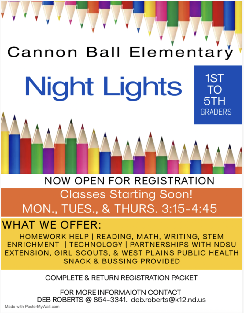 Night Lights is starting soon!