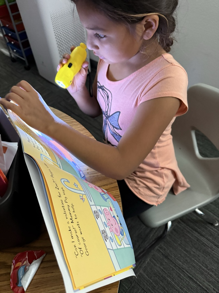 Peyton reading