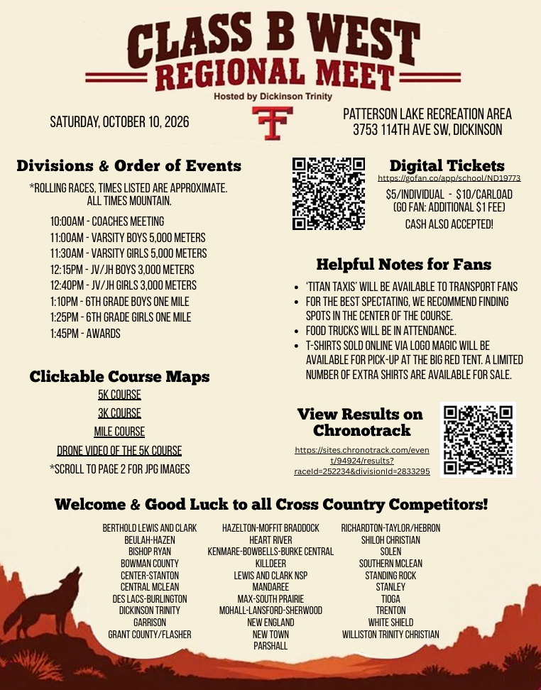 Class B West Regional Meet