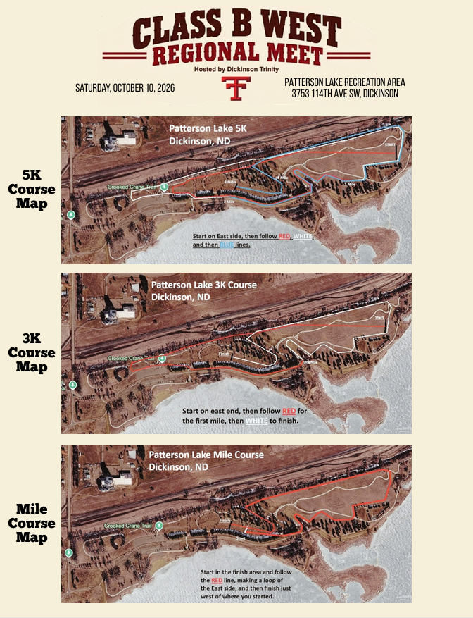 Class B West Regional Map
