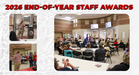 2026 End of year staff awards header