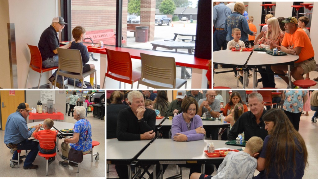 Photo collage from Grandparents Day
