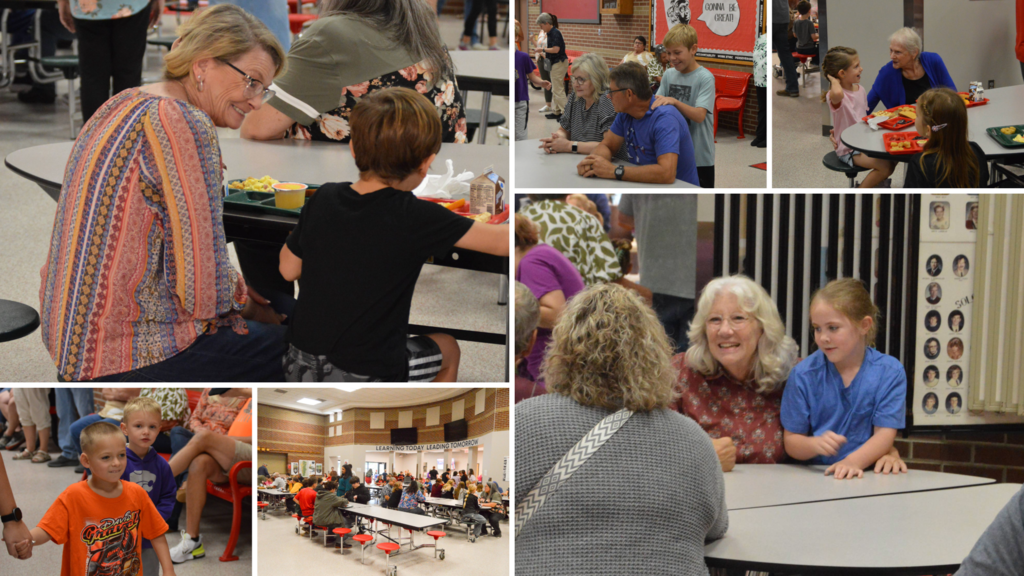 Photo collage from Grandparents Day
