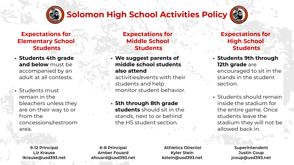 Activities Policy