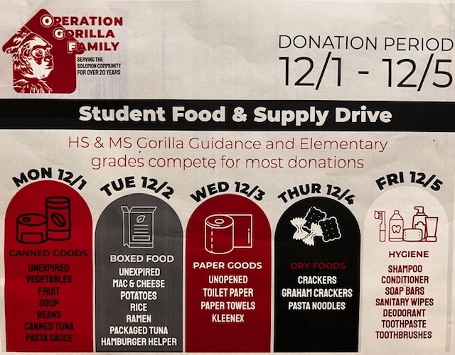 Student Food & Supply Drive 2025