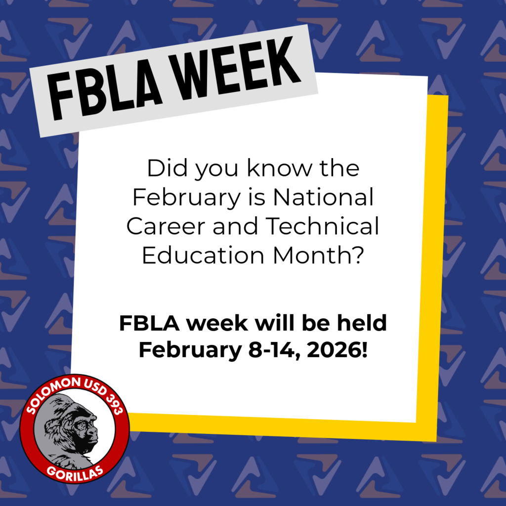 FBLA week announcement