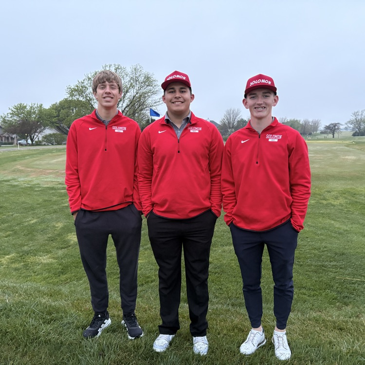 Justus Nordgren, Junior Gonzalez, and Breken Coup on 18 after the tournament.
