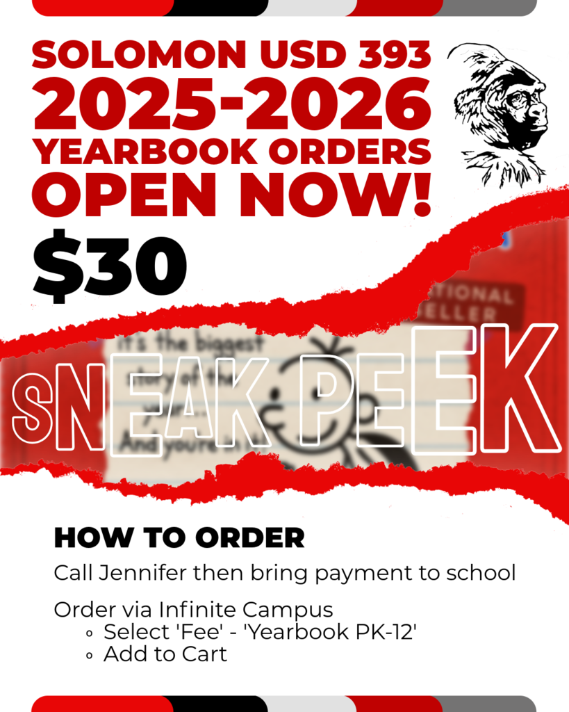 Yearbook sales ad