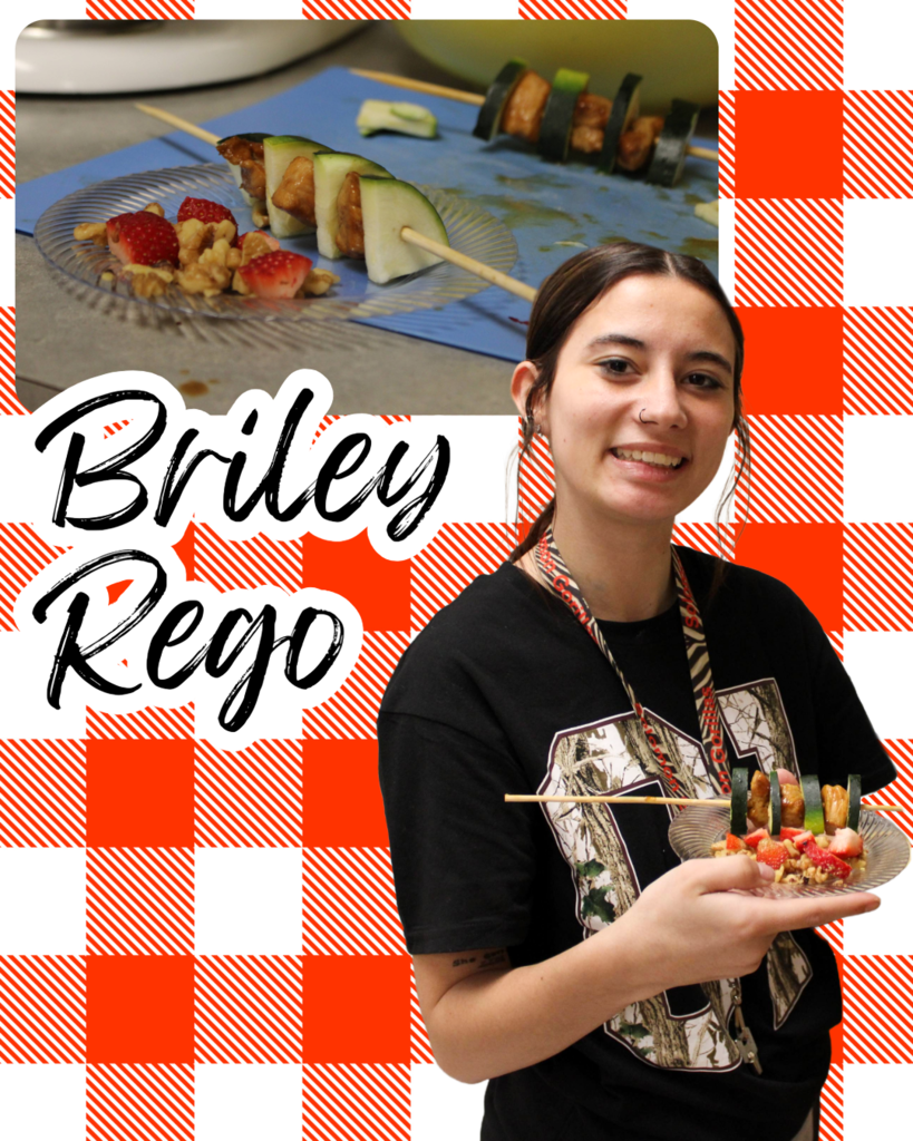 collage of student during culinary challenge
