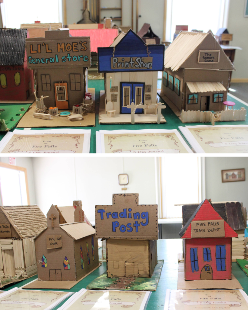 Boomtown collage