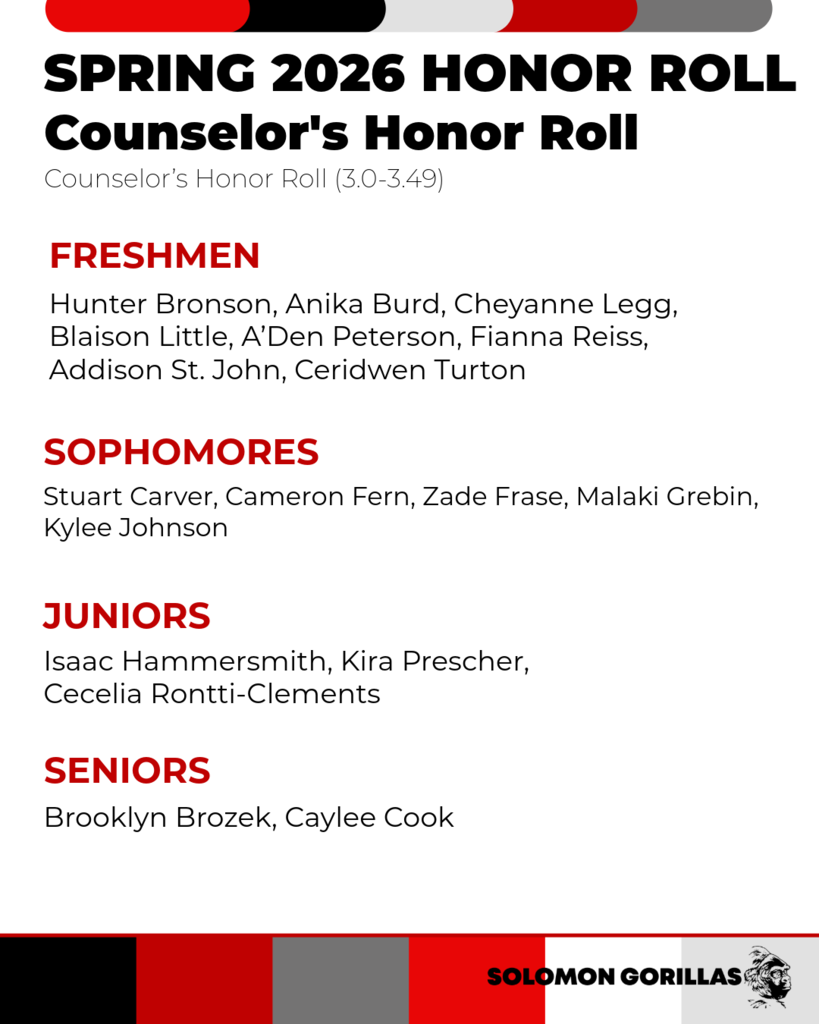 Counselors Honor Roll