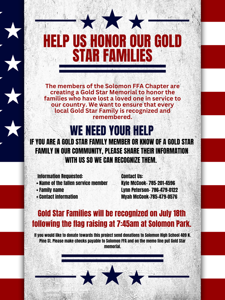 honoring gold star families
