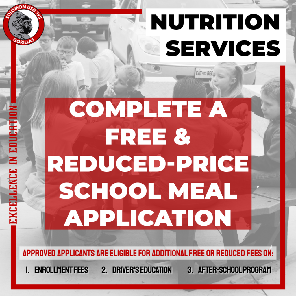 Complete a Free & Reduced-Price School Meal Application