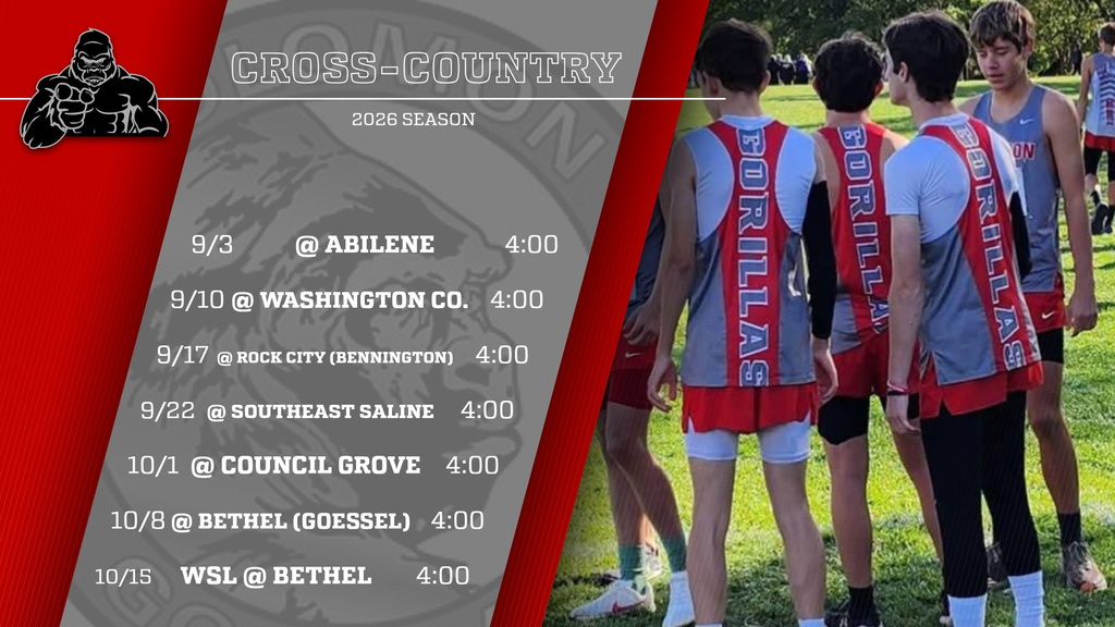 Cross County Schedule