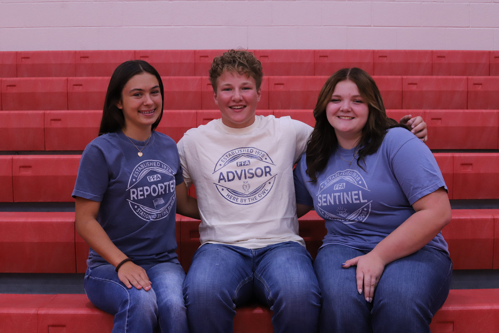 From left: Brielle, Jordan, and Abbigail 