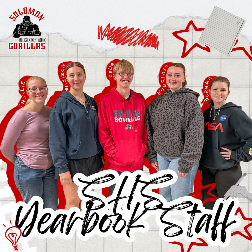 shs yearbook staff creative group photo