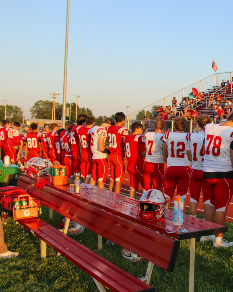 2026 Red and White Scrimmage Photo collage