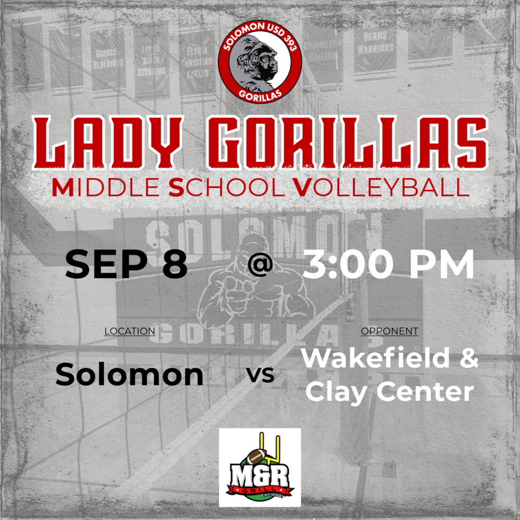 LADY GORILLAS SEP 8 GAME DAY POST