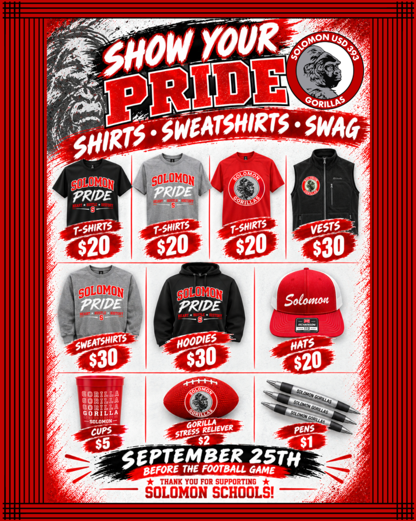 Swag sale advertisement