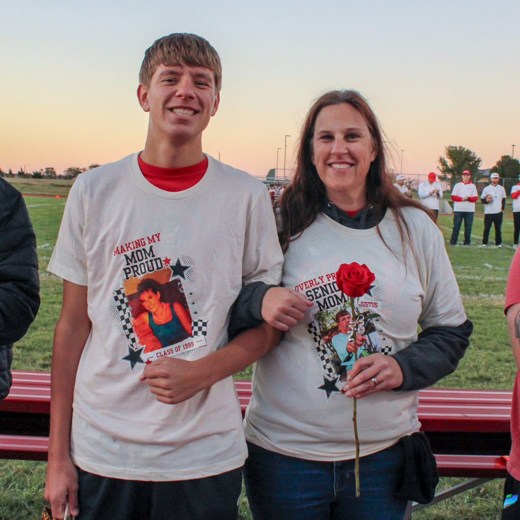 Cross Country Senior Night ceremony